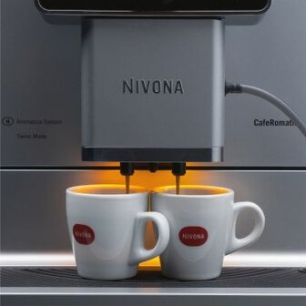 Nivona Kaffee-Vollautomat CafeRomatica 960 Schwarz-Chrom