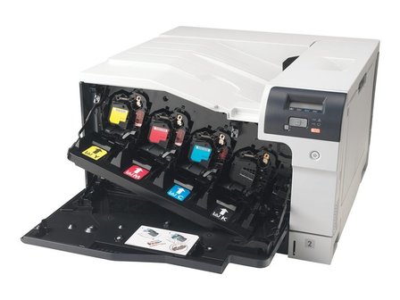 HP Color LaserJet CP5225DN Farblaserdrucker CE712A A3, Drucker, Duplex, Netzwerk, USB, Display