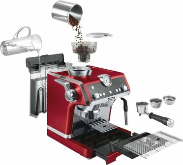 De&acute;Longhi La Specialista Espresso-Maschine EC 9335.R La Specalista Rot