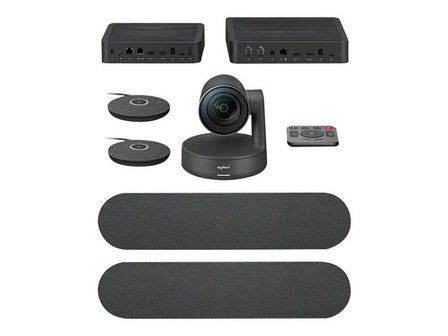 LOGITECH Rally Plus Ultra-HD ConferenceCam - BLACK