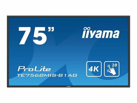 Iiyama ProLite TE7504MIS-B1AG | 75&quot; (189,3cm) | LCD Touchscreen-Display mit 4K-Aufl&ouml;sung