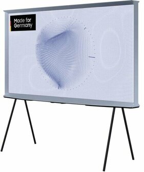 Samsung LED-Fernseher GQ55LS01BBAUXZG Serif Cotton Blue