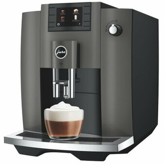 JURA Kaffeevollautomat E6 (EC) Dark Inox / Platin / Piano Black / Pianowhite