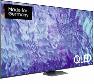 Samsung LED-Fernseher GQ98Q80CATXZG Carbon-Silber