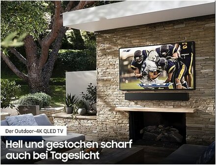 Samsung Lifestyle LED-Fernseher GQ55LST7TGUXZG The Terrace Titanschwarz