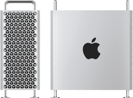 APPLE Mac Pro Rack Z172 Apple M2 Ultra 24C CPU/60C GPU/32C N.E. 64GB 1TB SSD Schienen MM MaKey TID DE - Silber 