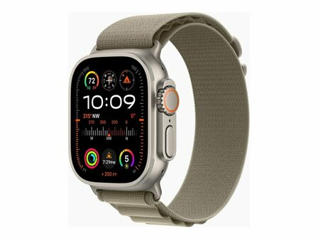 APPLE Watch Ultra 2 GPS + Cellular 49mm Titanium Case with Blue Alpine Loop - Large