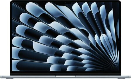 Apple Notebook MacBook Air 15&quot; M4 10C CPU/10C GPU/16GB/256GB Silber/Polarstern/Himmelblau/Mitternacht