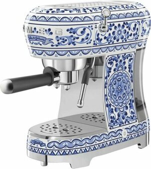 Smeg Espresso-Maschine ECF02DGBEU Blu Mediterraneo