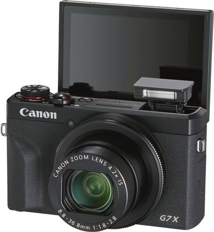 Canon Digitale Kompaktkamera PowerShot G7 X Mark III Schwarz