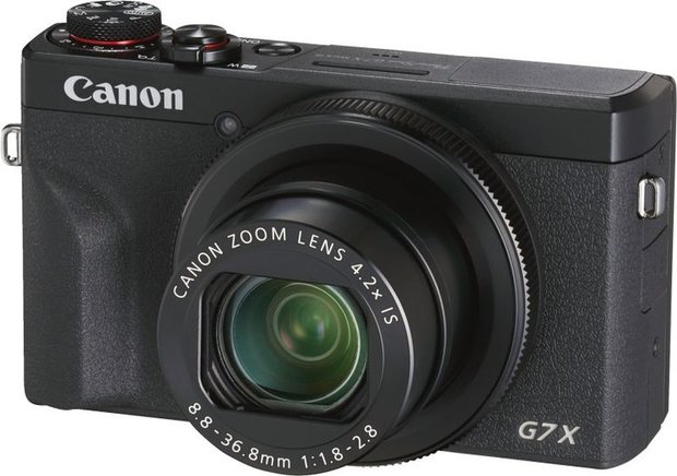 Canon Digitale Kompaktkamera PowerShot G7 X Mark III Schwarz