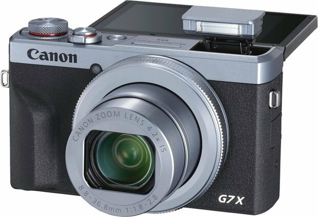 Canon Digitale Kompaktkamera PowerShot G7 X Mark III Silber