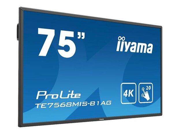 Iiyama ProLite TE7504MIS-B1AG | 75" (189,3cm) | LCD Touchscreen-Display mit 4K-Auflösung