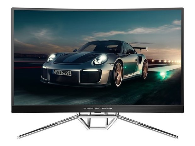 AOC Gaming PD27 - Porsche Design - AGON Series - LED-Monitor - gebogen - QHD - 69 cm (27") - HDR