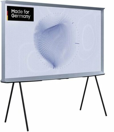 Samsung LED-Fernseher GQ55LS01BBAUXZG Serif Cotton Blue