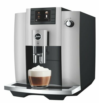 JURA Kaffeevollautomat E6 (EC) Dark Inox / Platin / Piano Black / Pianowhite