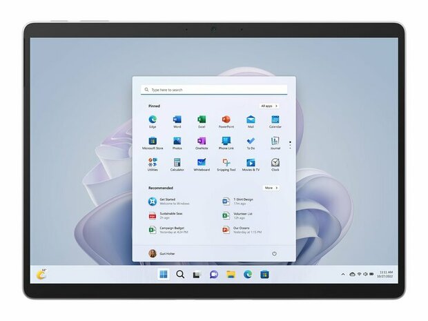 Microsoft Surface Pro 9 - Core i7 - 16 GB RAM - 256 GB SSD - Platinum - W11
