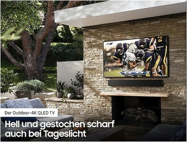 Samsung Lifestyle LED-Fernseher GQ75LST7TGUXZG The Terrace Titanschwarz