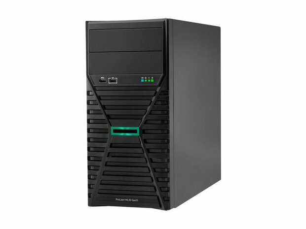 HPE ProLiant ML30 Gen11 Tower Xeon E-2436 6-Core 2.9GHz 1x16GB-U 8xSFF Hot Plug VROC 800W Server