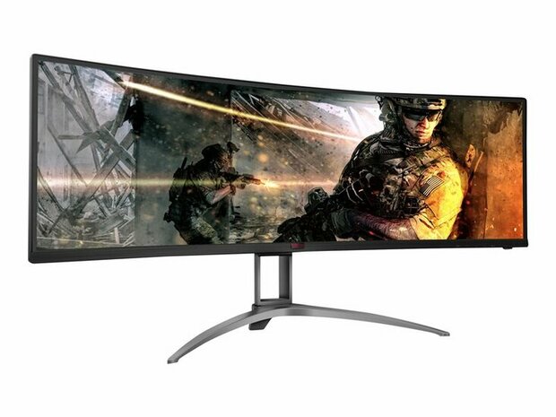 AOC Gaming AG493UCX - AGON Series - LED-Monitor - gebogen - 124.5 cm (49") - HDR