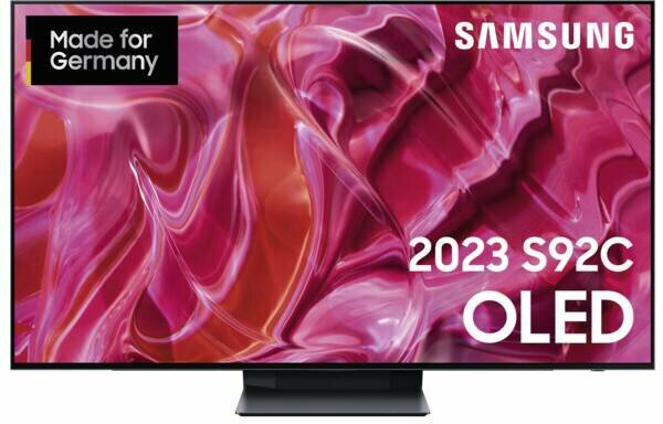 Samsung OLED-Fernseher GQ55S92CATXZG Carbon-Silber