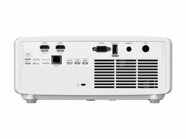 Optoma ZK450 - DLP-Projektor - Laser - 3D - 4200 lm - 3840 x 2160 - 16:9 - 4K - LAN - weiß