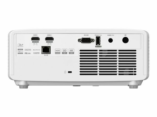 Optoma UHZ66 - DLP-Projektor - Laser - tragbar - 3D - 4000 lm - 3840 x 2160 - 16:9 - 4K - LAN - weiß