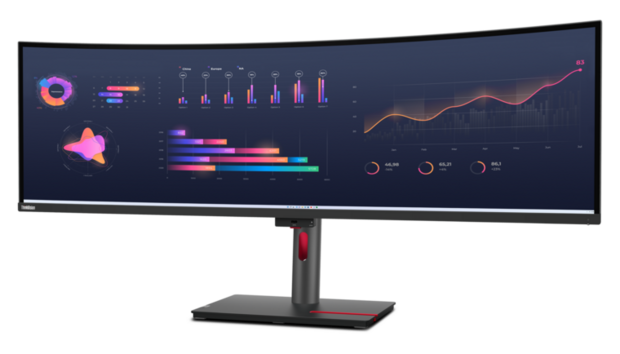 Lenovo ThinkVision P49w-30 - LED-Monitor - gebogen