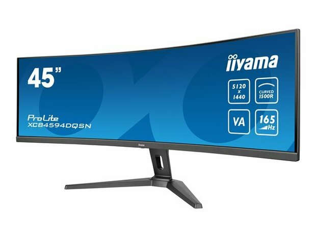 iiyama ProLite XCB4594DQSN-B1 - LED-Monitor - gebogen - 114.3 cm (45") - HDR