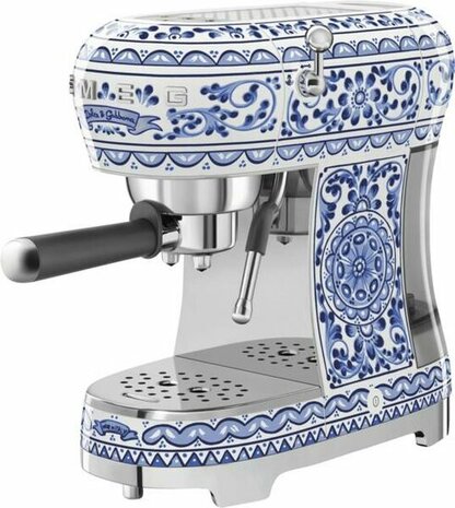 Smeg Espresso-Maschine ECF02DGBEU Blu Mediterraneo